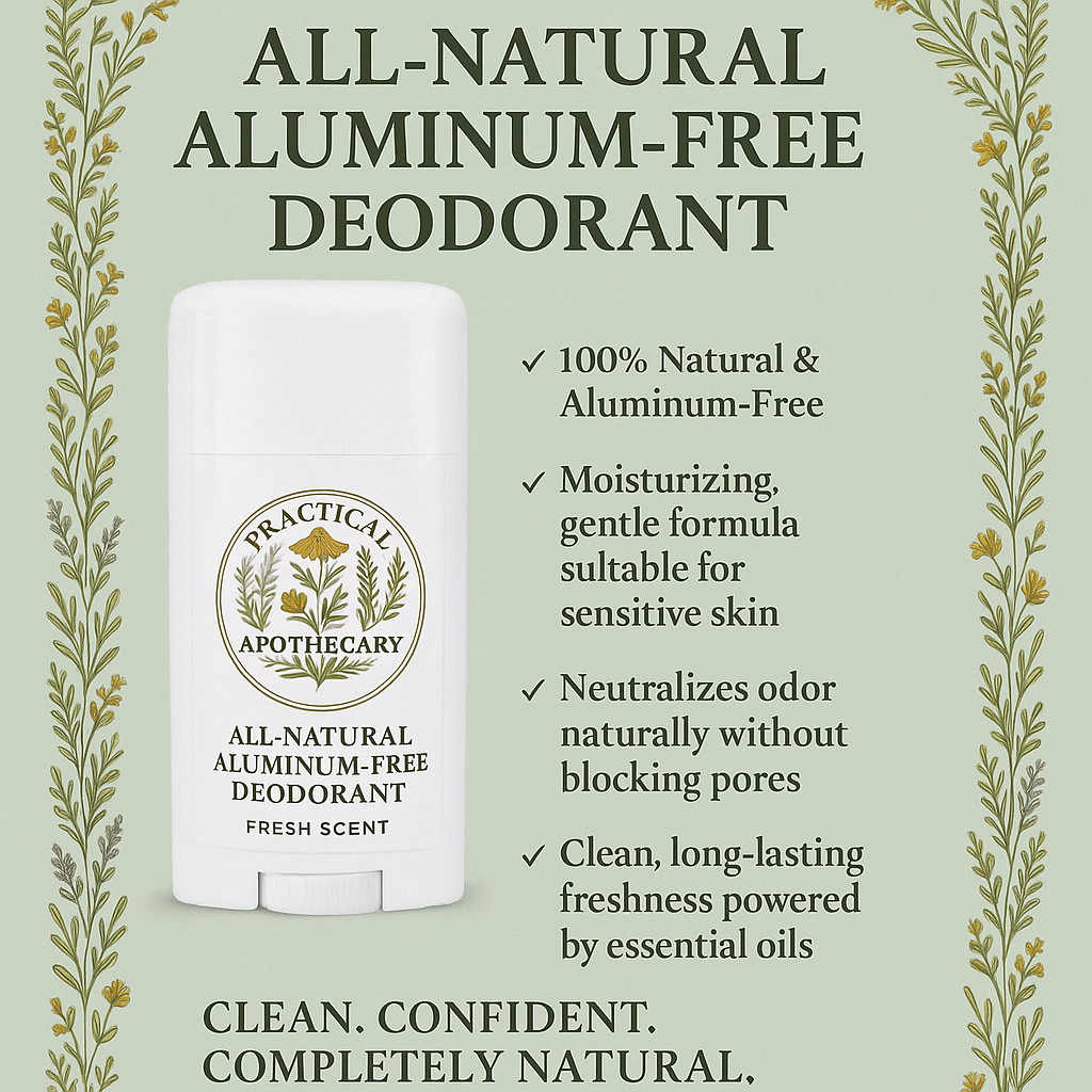 All Natural Aluminum Free Deodorant