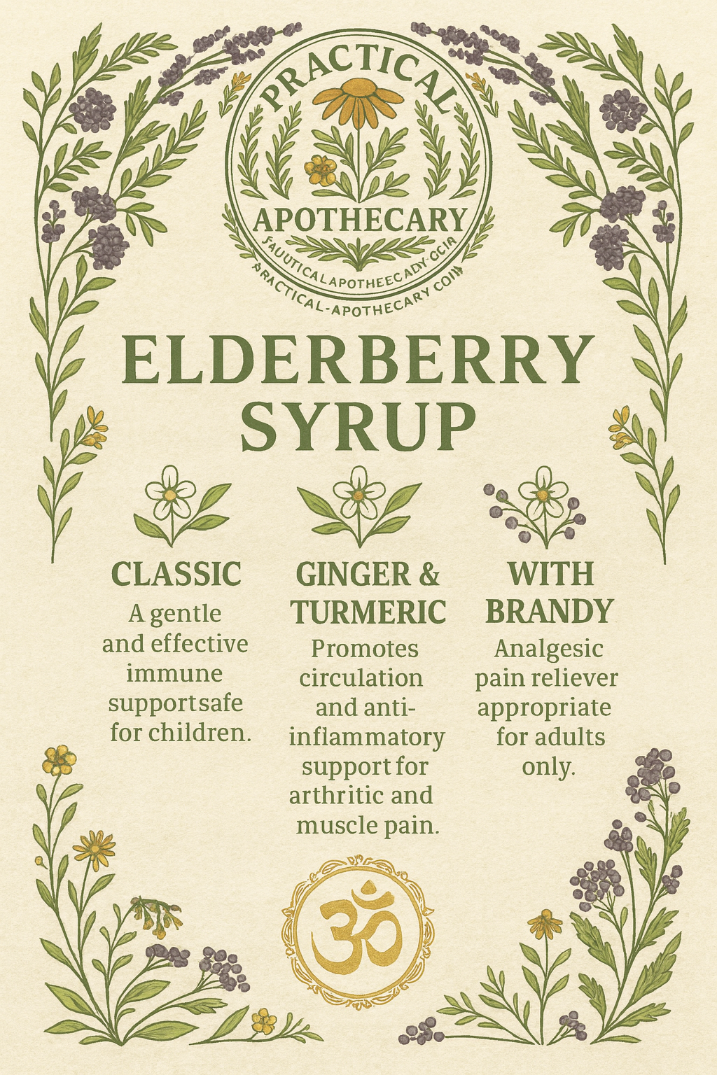 Natural Herbal Remedy Syrups
