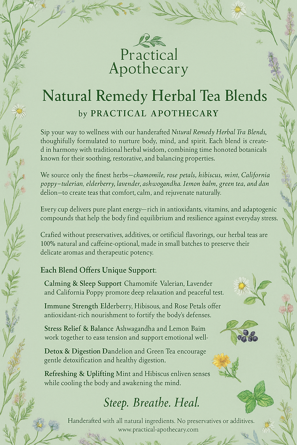 Herbal Remedy Teas