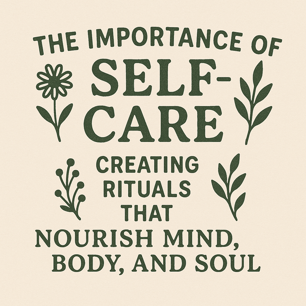 The Importance of Self-Care: Creating Rituals That Nourish Mind, Body, and Soul