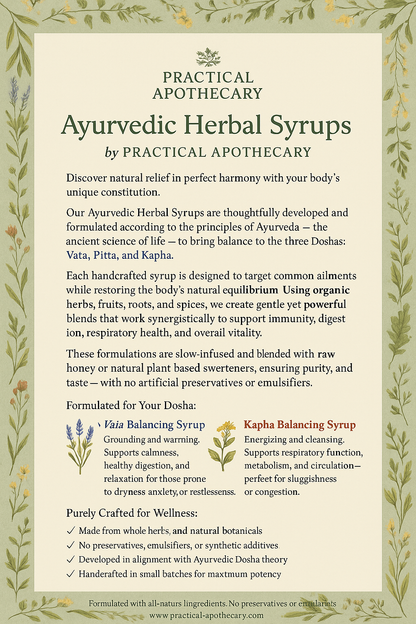 Natural Herbal Remedy Syrups