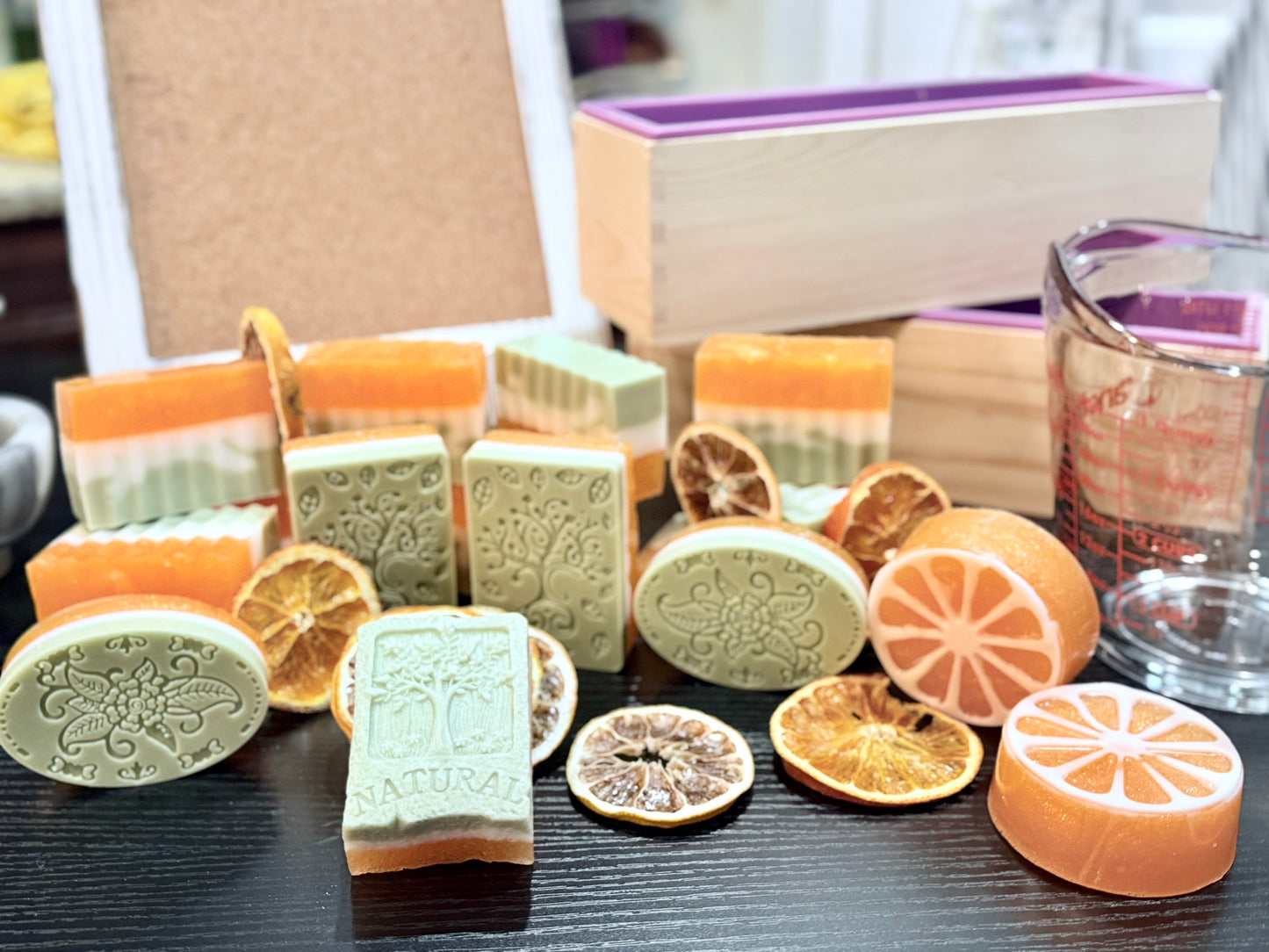 All natural soap bars