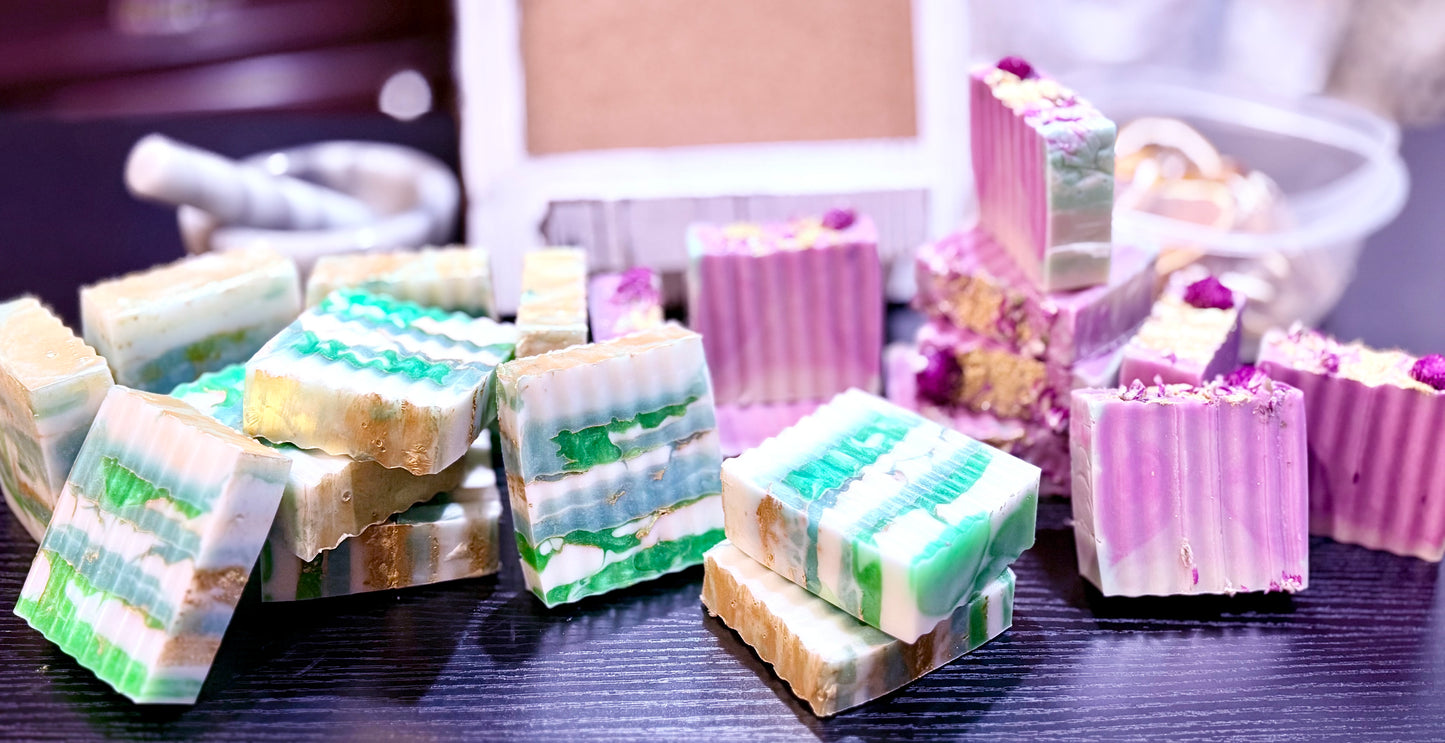 All natural soap bars